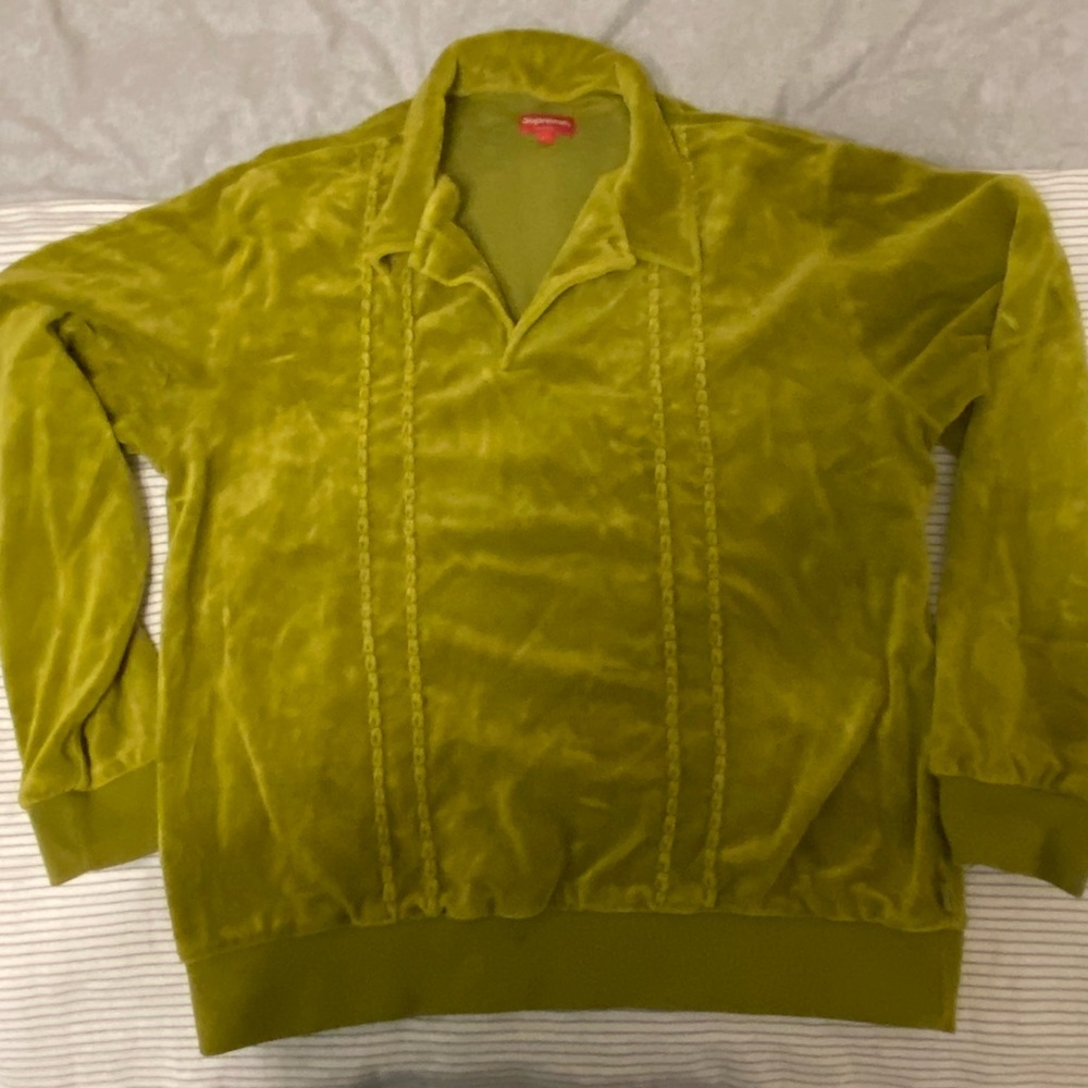 Supreme velour shirt